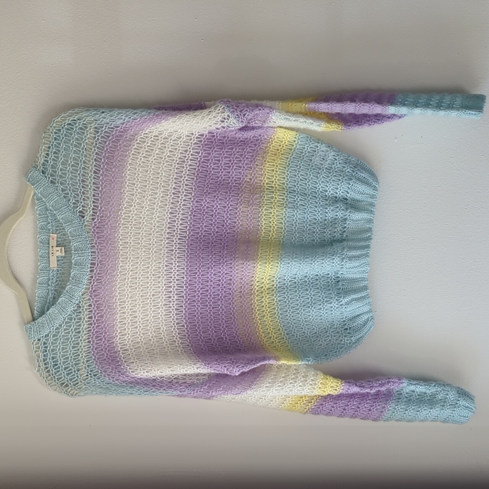 Pastel knit sweater